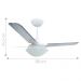 Ventilador Strill Branco 110V 3 Pás Transparentes e Controle Remoto