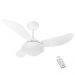 Ventilador Veneza 3 Pás 110V Branco e Controle
