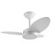 Ventilador Ventura LED Branco 220V 3 Pás Brancas