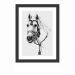 Quadro Decorativo com Moldura Cavalo II Preto