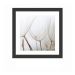 Quadro Decorativo com Moldura Floral III Preto 30x30 cm