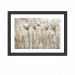 Quadro Decorativo com Moldura Floral Preto 40x30 cm