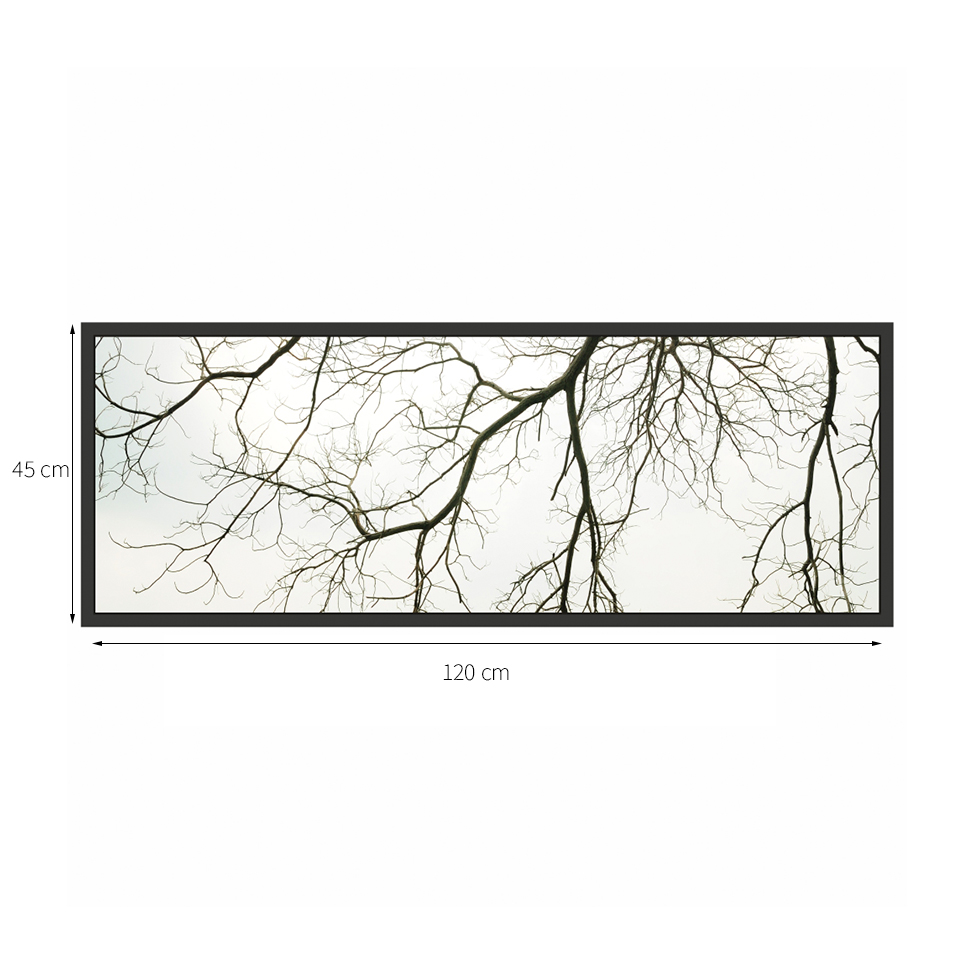 Quadro Decorativo com Moldura Galhos II Preto