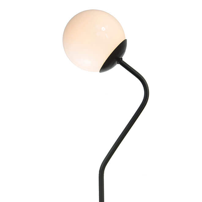 Luminária de Coluna Abajur Piso Chão Globo - KOMA + Lâmpada G9
