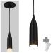 Lustre Pendente Decorativo Design 3D - ABS174 - PRETO + LED