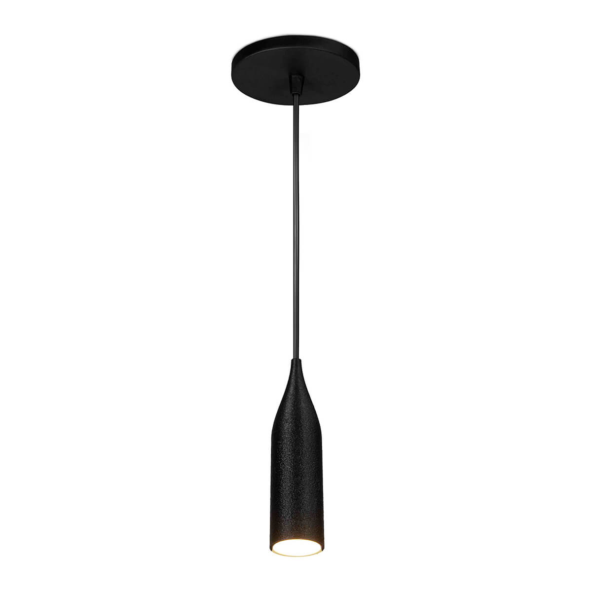 Lustre Pendente Decorativo Design 3D - ABS174 - PRETO + LED