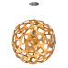 Lustre Pendente JACI - Extra Grande 50X50CM - 100% Madeira