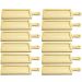 12 Tábuas de Bambu 24x8cm Petisqueira Retangular Travessa Se