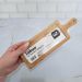 12 Tábuas de Bambu 24x8cm Petisqueira Retangular Travessa Se