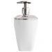 2 Porta Sabonete Líquido Plástico UZ Brancos 400ml Sabonetei