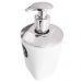 2 Porta Sabonete Líquido Plástico UZ Brancos 400ml Sabonetei