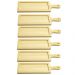 6 Tábuas de Bambu 24x8cm Petisqueira Travessa Bandeja Retangular Pequena Servir UZ