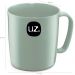 Conjunto 12 Canecas Escolares de Plástico 400ml UZ Verde Men