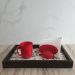 Conjunto 12 Canecas Escolares de Plástico 400ml UZ Vermelho