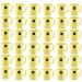 Conjunto 36 Canecas Plásticas Escolares com Alça Ergonômica