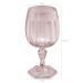 Conjunto 6 Taças Para Água Tomar Suco 350ml Poliestireno UZ Samba Transparente Rosa