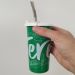 Copo Para Tomar Terere Chimarrão Gelado 450ml Com Tampa Verde
