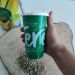 Copo Para Tomar Terere Chimarrão Gelado 450ml Com Tampa Verde