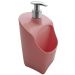 Dispenser Porta Detergente E Esponja Organizador De Pia Uz Rosa Quartzo