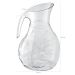 Jarro De Plástico Com Alça 2,3L Jarra Tango Para Água E Suco Transparente Translúcido UZ