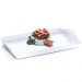 Kit 12 Bandejas Restaurante Self Service Servir Fast Food 40x27 Café Branca Uz