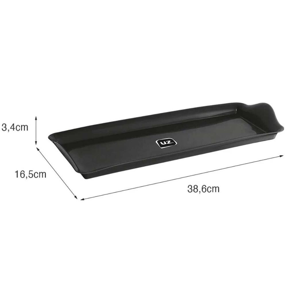 Kit 12 Bandejas Travessa Retangular 38x16cm Servir Plástico
