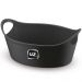 Kit 12 Cestos para Batata Frita Servir Porções Preto 28x12cm