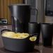 Kit 12 Cestos para Batata Frita Servir Porções Preto 28x12cm