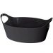 Kit 12 Cestos para Batata Frita Servir Porções Preto 28x12cm