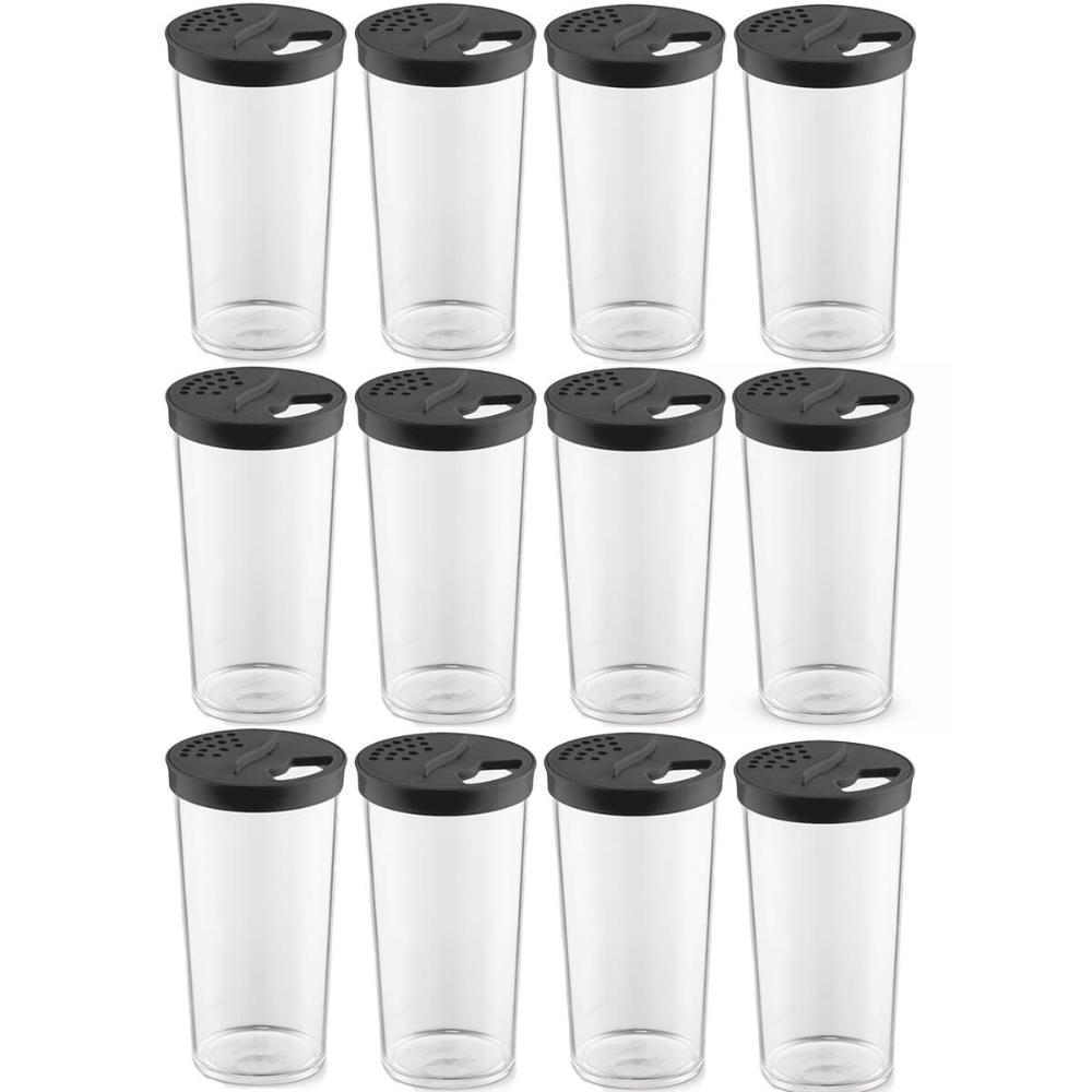 Kit 12 Farinheiros Porta Temperos Farofa UZ 500ml Condimento