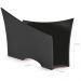 Kit 12 Suportes Porta Guardanapos De Papel Para Mesa Uz Preto
