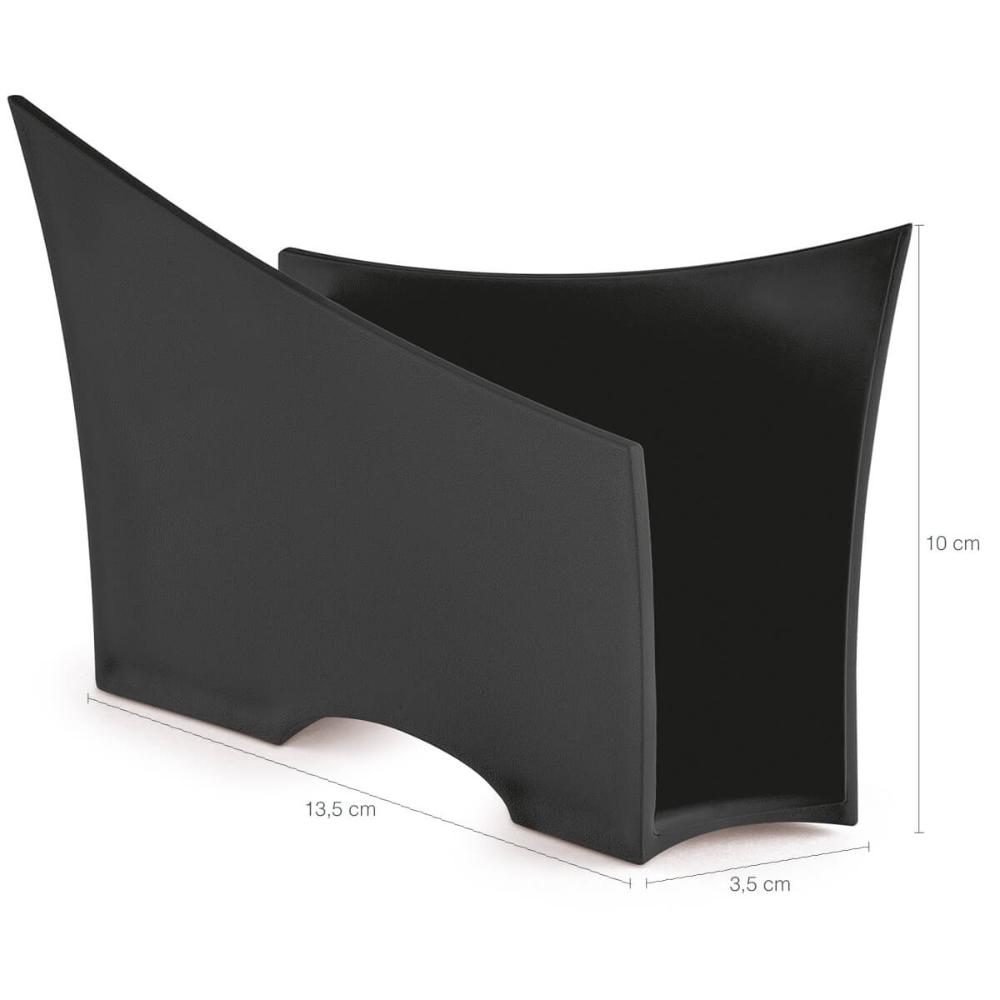 Kit 12 Suportes Porta Guardanapos De Papel Para Mesa Uz Preto