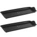 Kit 2 Bandejas Travessa Retangular 38x16cm Servir Plástico P