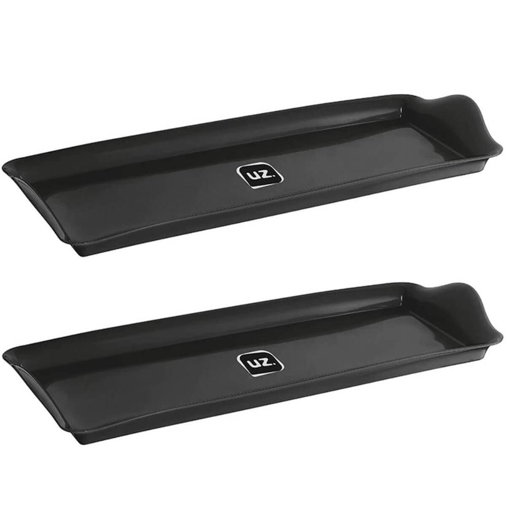 Kit 2 Bandejas Travessa Retangular 38x16cm Servir Plástico P