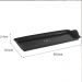 Kit 2 Bandejas Travessa Retangular 38x16cm Servir Plástico P