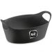 Kit 24 Cestos para Servir Batata Frita Preto 21x9cm Restaura