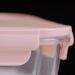 Kit 3 Potes de Vidro Herméticos 1,04L  Retangulares Capuccin