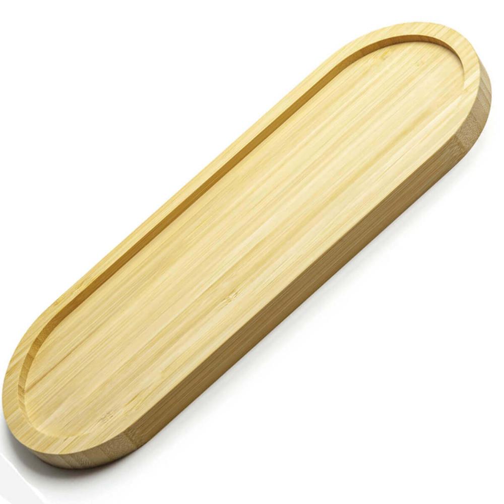Kit 30 Gamelas 33x12cm Bambu Restaurante Oval Petisqueiras B