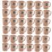Kit 36 Canecas Plásticas 400ml Escolar Refeitório Lanche Merenda Ergonômica UZ Cappuccino