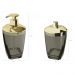 Kit 4 Peças Higiene Acessórios Banheiro Premium UZ Preto e D