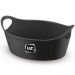 Kit 48 Cestos para Servir Batata Frita Porções Preto 28x12cm Restaurante Bar Lancheria Plus M Uz Utilidades
