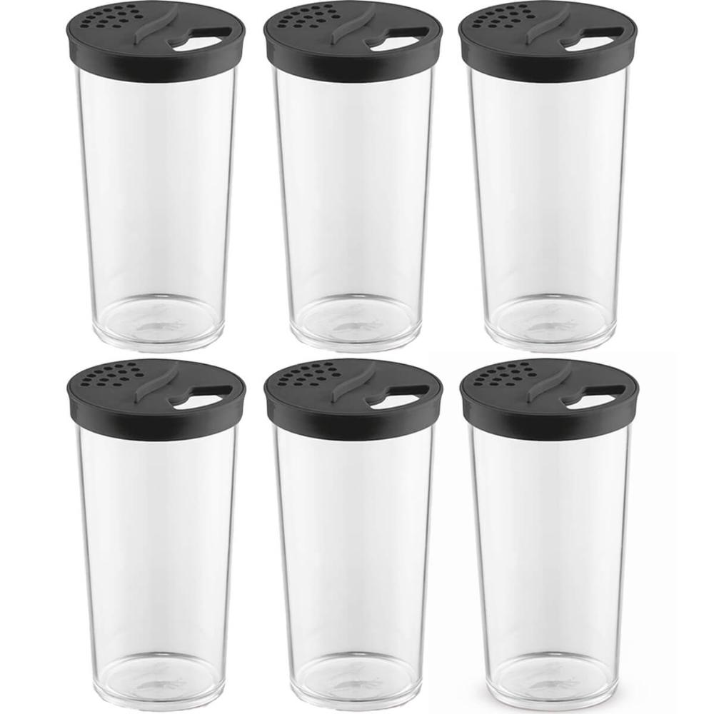 Kit 6 Farinheiros Porta Temperos Farofa UZ 500ml Condimentos