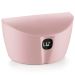Kit 6 Saleiros com Tampa Porta Sal Cozinha 500ml Plástico UZ Rosa Quartzo