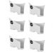 Kit 6 Suportes Porta Guardanapos De Papel Para Mesa Uz