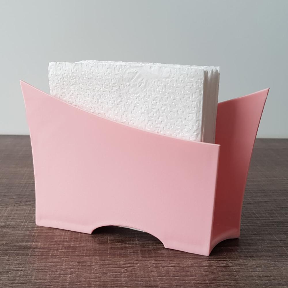 Kit 6 Suportes Porta Guardanapos De Papel Para Mesa Uz Rosa