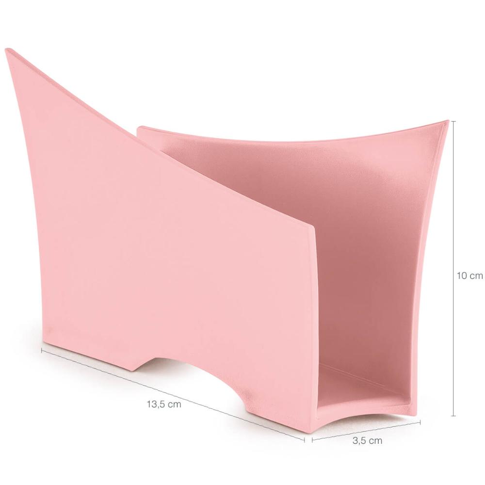 Kit 6 Suportes Porta Guardanapos De Papel Para Mesa Uz Rosa