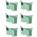Kit 6 Suportes Porta Guardanapos De Papel Para Mesa Uz Verde