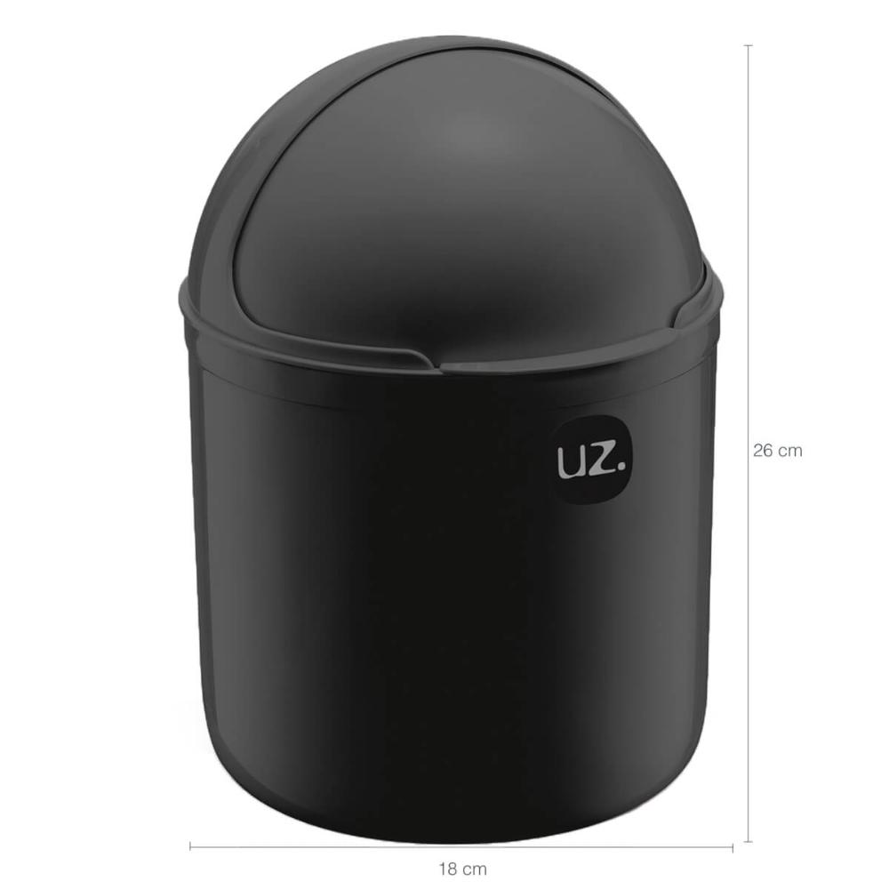 Kit Lixeira 4L Capacete E Dispenser De Detergente Porta Espo