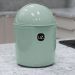 Lixeira Plastica De Cozinha Pia com Tampa Capacete e Abertura Frontal 4 litros UZ Verde Menta