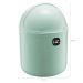 Lixeira Plastica De Cozinha Pia com Tampa Capacete e Abertura Frontal 4 litros UZ Verde Menta